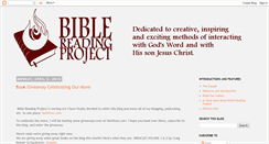 Desktop Screenshot of biblereadingproject.com